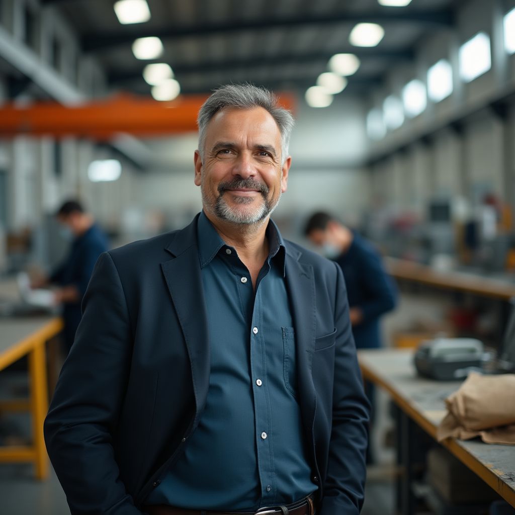 Fundador de empresa familiar manufacturera